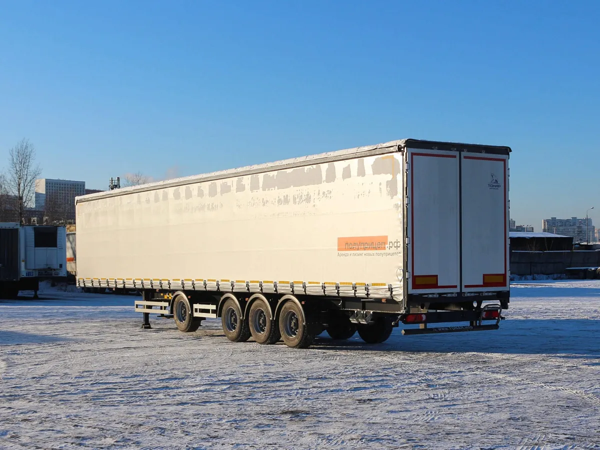 Шторно-бортовой полуприцеп Тонар T4-16V из нашего арендного парка — фото, цена, характеристики