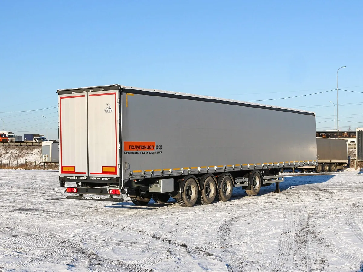 Шторно-бортовой полуприцеп Тонар T4-16V из нашего арендного парка — фото, цена, характеристики