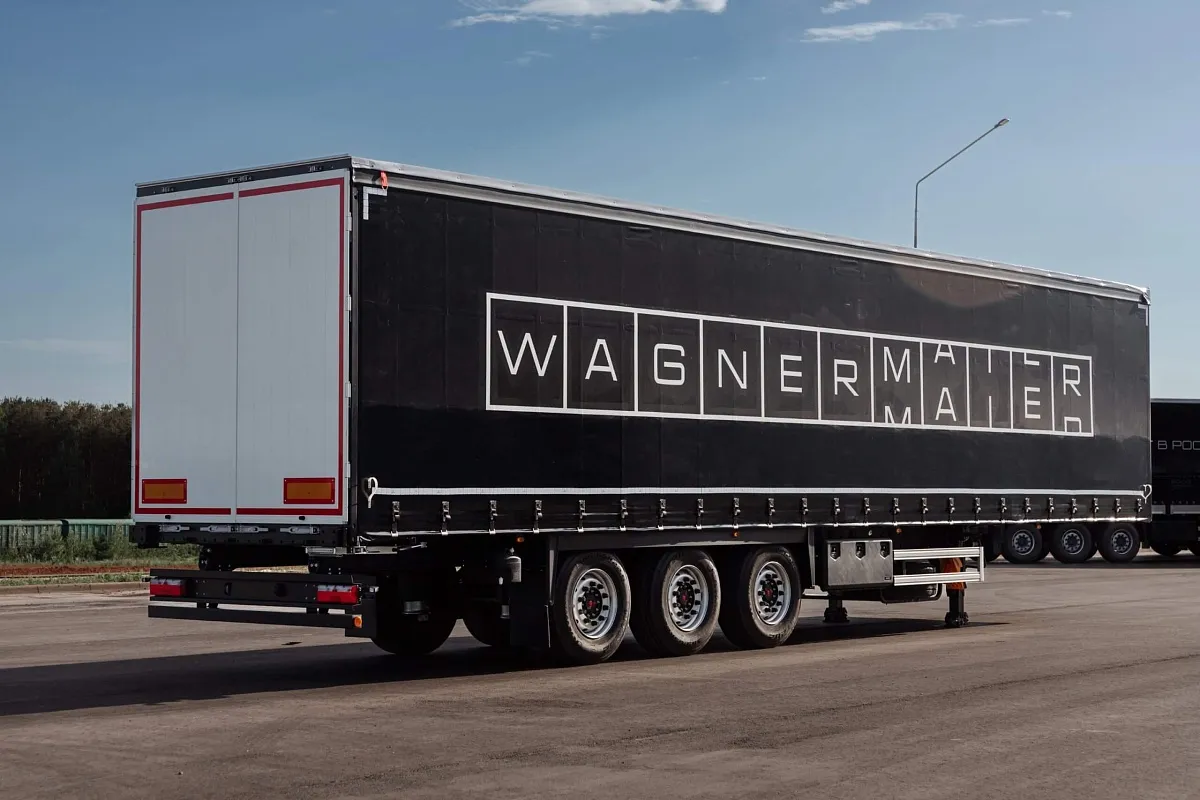 Шторный полуприцеп WAGNERMAIER 13,6 метров — фото, цена, характеристики