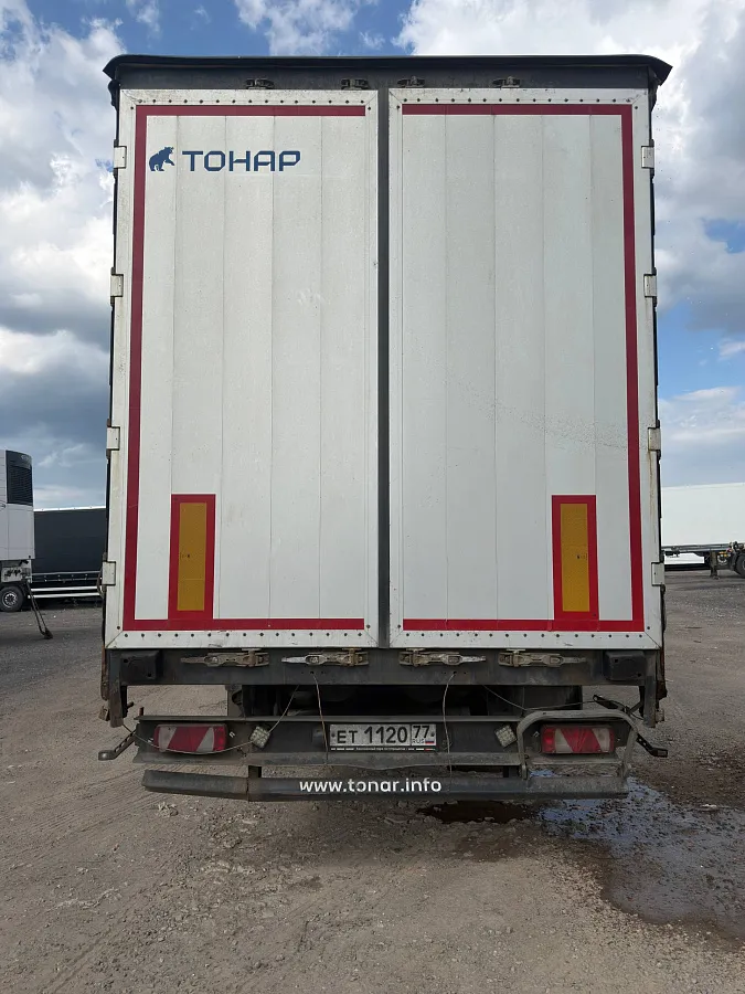 Полуприцеп шторно-бортовой ТОНАР 9888 с закладными, без ящика, без коников — фото, цена, характеристики