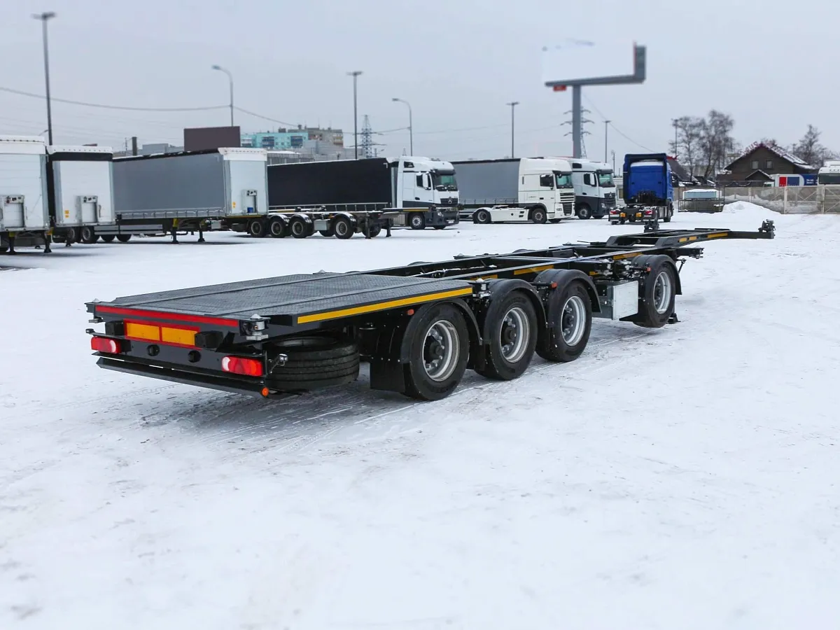 Полуприцеп контейнеровоз Тонар K4-U (99891) из нашего арендного парка — фото, цена, характеристики