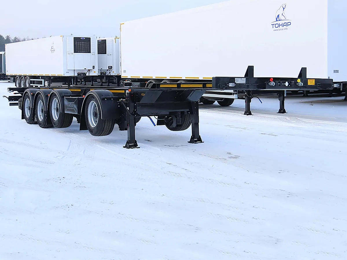 Полуприцеп контейнеровоз Тонар K4-40 (99892) из нашего арендного парка — фото, цена, характеристики